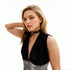 Nuria Jersey, schwarz aus weichem Tüll, flexibel einzusetzen - SiaLinda.com